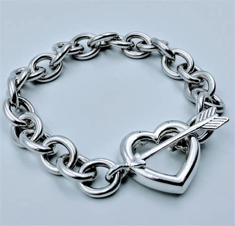 tiffany heart bracelet sterling silver